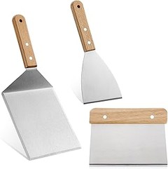 Tipos de espátulas para plancha anchas y sus usos