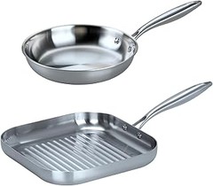 ¿Cuáles son los mejores materiales para sartenes grill?