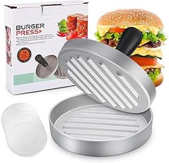 Descubre moldes para hamburguesas antiadherentes con formas creativas