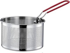 Análisis de precios de cestas para freír con mango largo en Amazon
