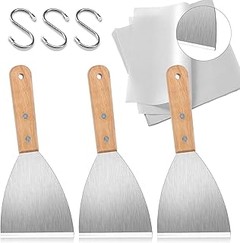Descubre los diferentes tipos de espátulas para plancha con mango de madera
