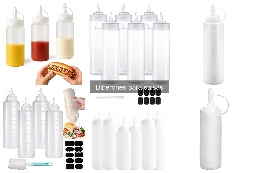 Alternativas a biberones para salsas: opciones prácticas