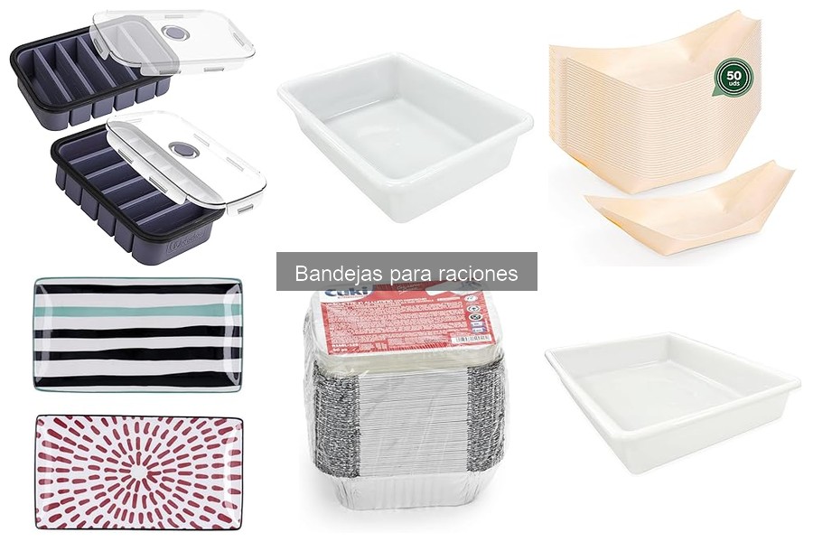 Alternativas a las Bandejas para Raciones en Cocina Informal
