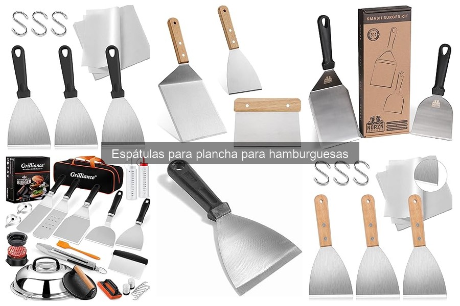 Alternativas a las espátulas para hamburguesas en cocina