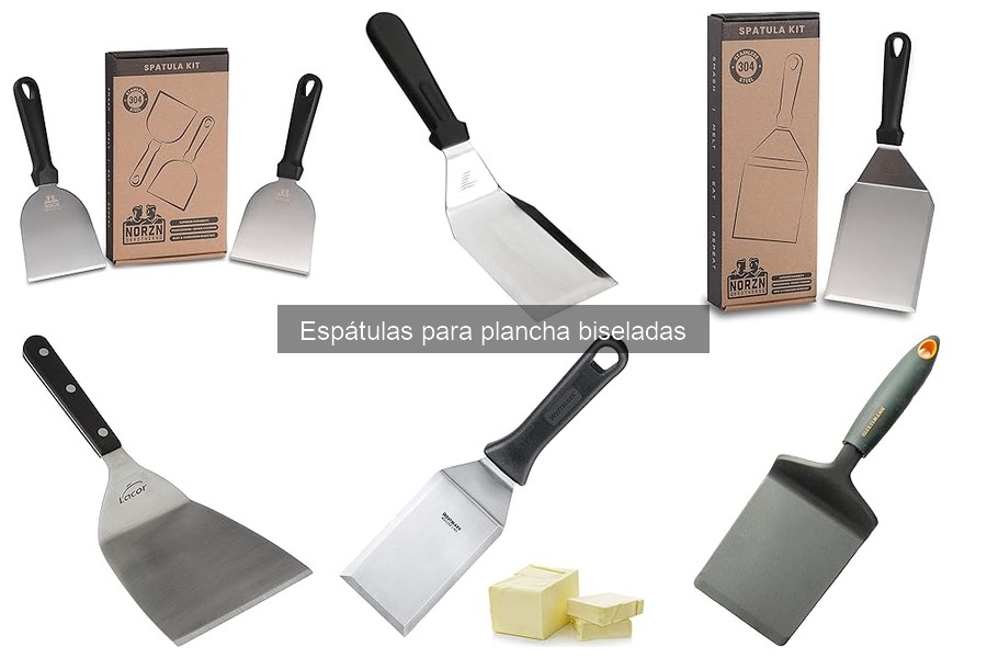 Alternativas a las espátulas para plancha biseladas