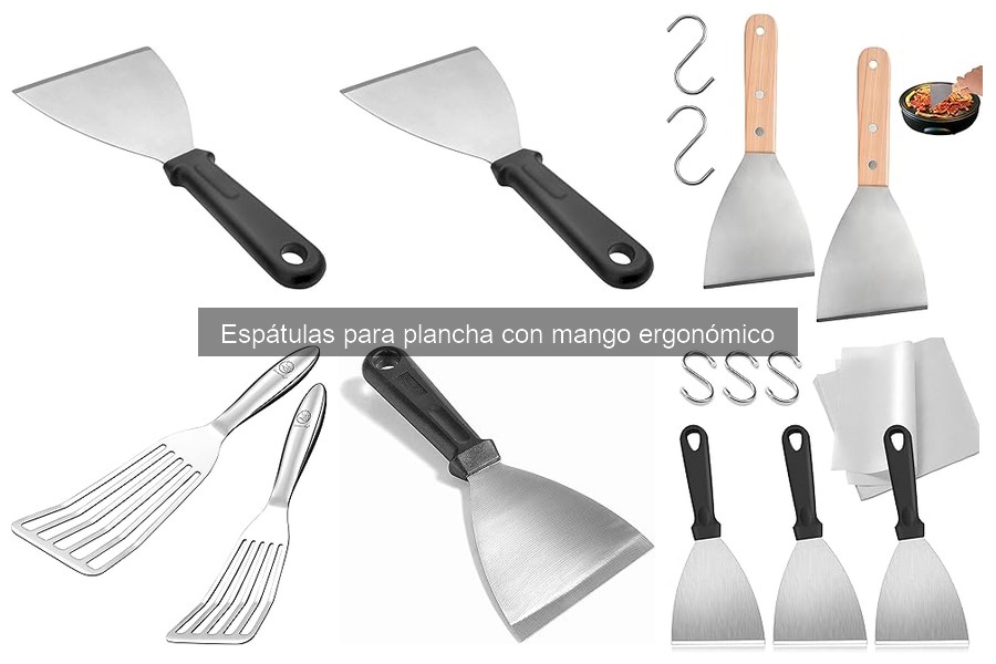 Alternativas a las espátulas para plancha ergonómicas