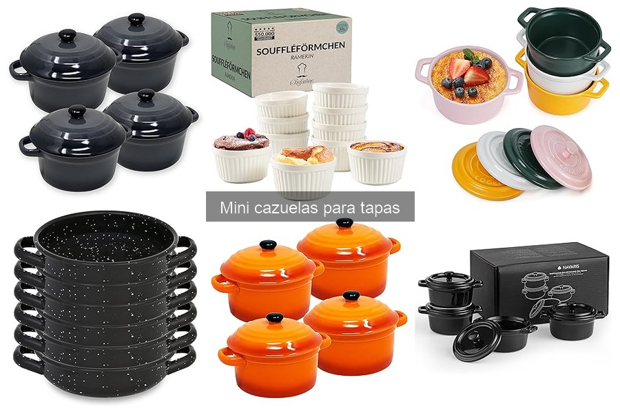 Alternativas a las mini cazuelas para tapas en cocina