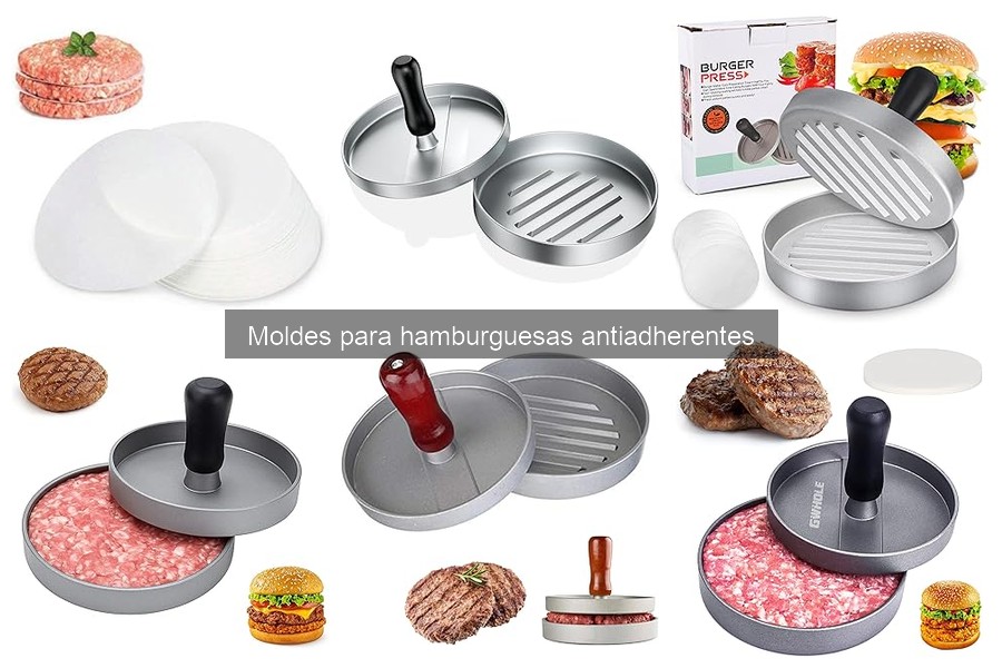 Alternativas a moldes para hamburguesas antiadherentes