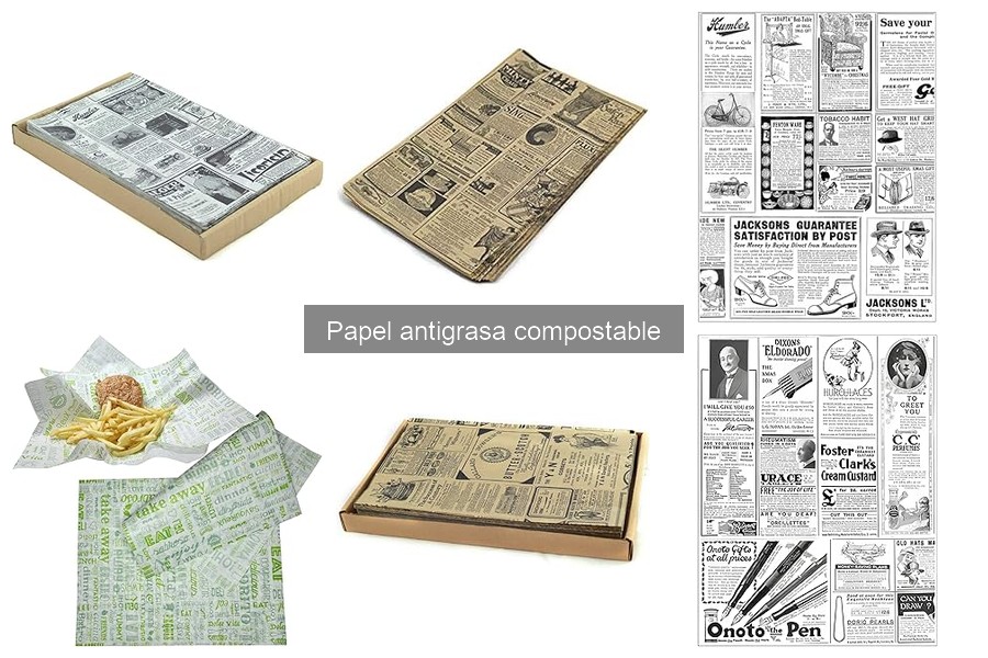 Alternativas al papel antigrasa compostable en cocina