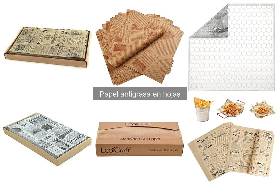Alternativas al papel antigrasa en hojas para cocinar