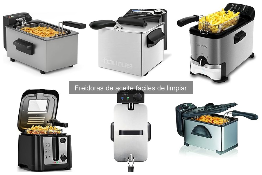 Alternativas fáciles de limpiar a freidoras de aceite