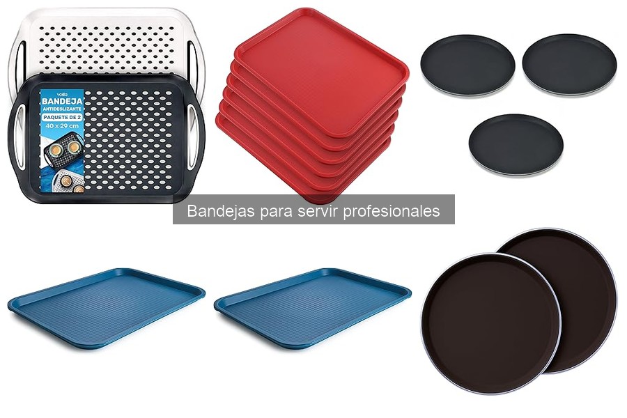 Características Clave de Bandejas para Servir Profesionales