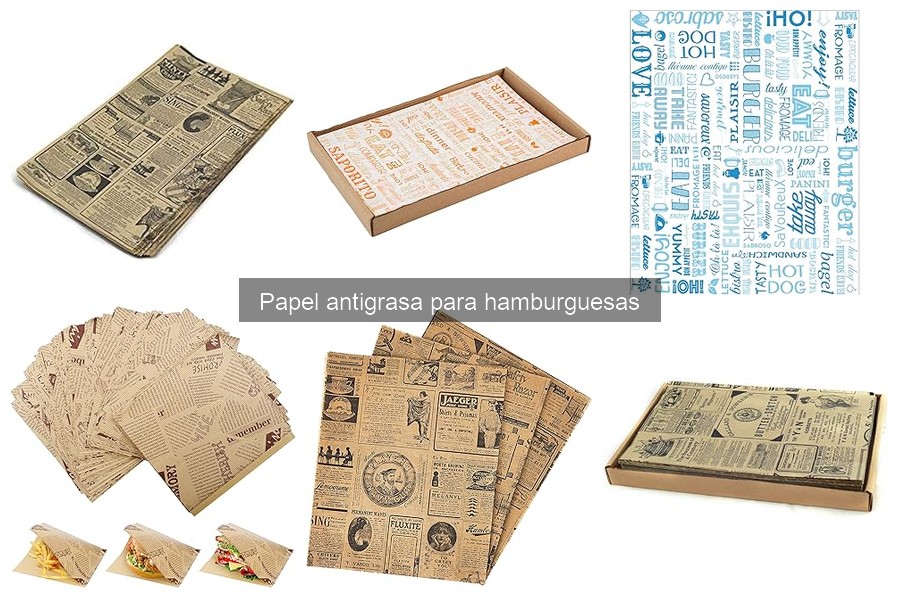 Cómo almacenar papel antigrasa para hamburguesas correctamente