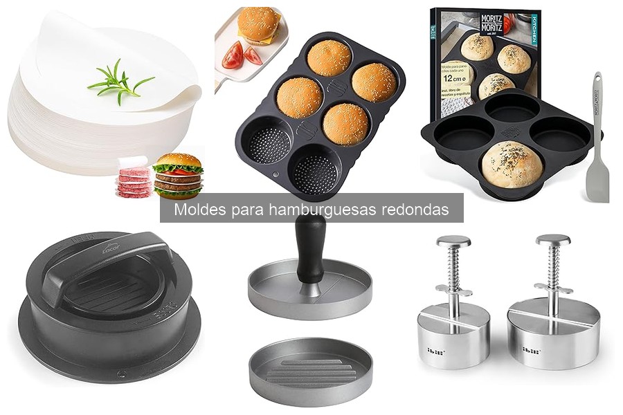 Cómo elegir el mejor molde para hamburguesas redondas