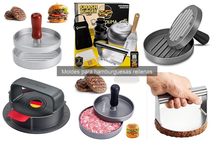 Cómo elegir el mejor molde para hamburguesas rellenas