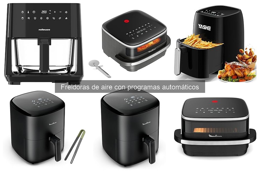Cómo elegir la mejor freidora de aire con programas automáticos