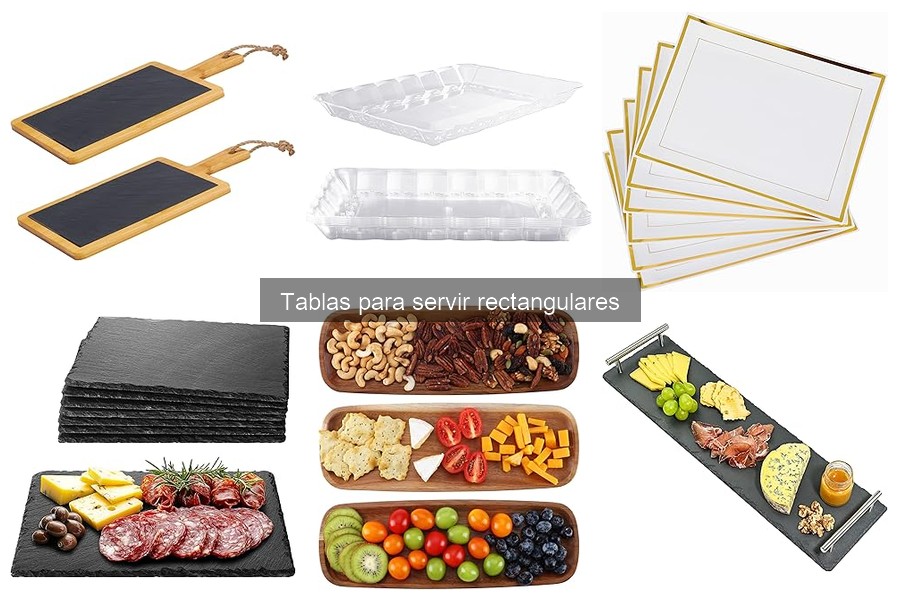 Cómo elegir la mejor tabla rectangular para servir en casa