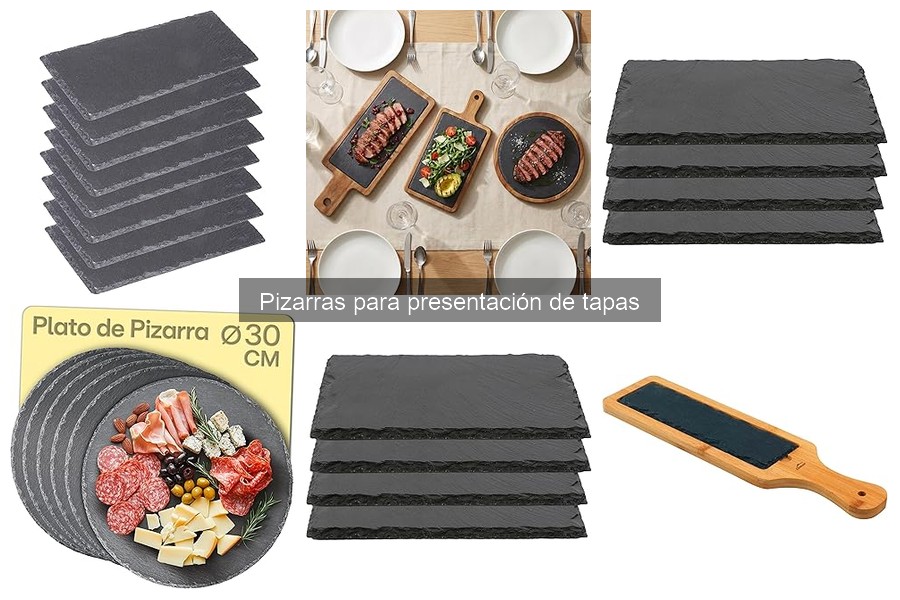 Cómo elegir la pizarra perfecta para presentar tapas
