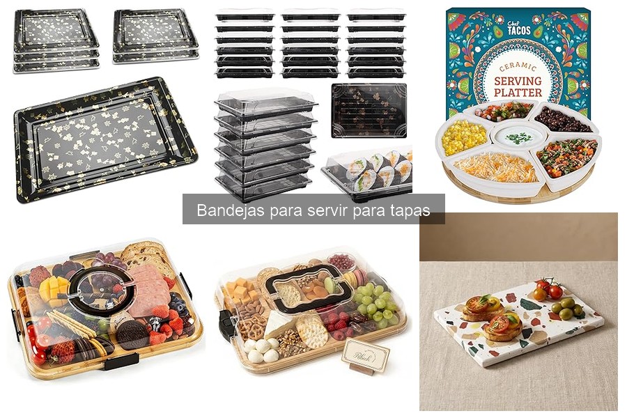 Cómo limpiar y mantener bandejas para servir tapas