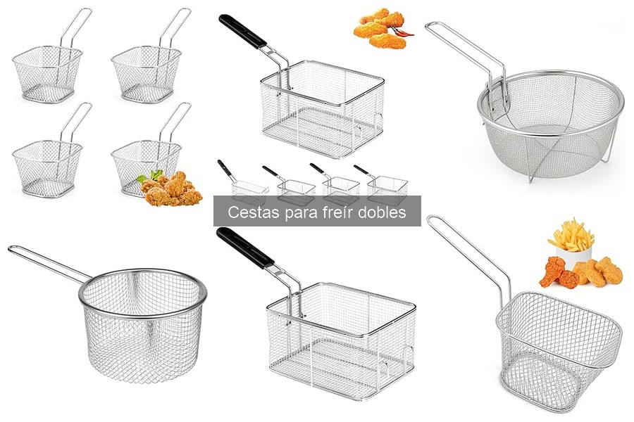 Cómo limpiar y mantener cestas para freír dobles