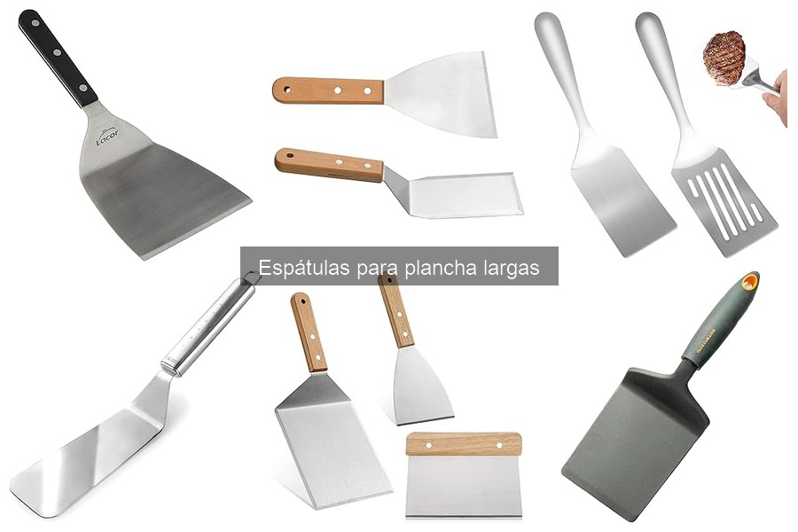 Cómo limpiar y mantener espátulas para plancha largas