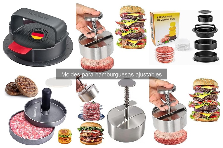 Cómo limpiar y mantener moldes para hamburguesas ajustables