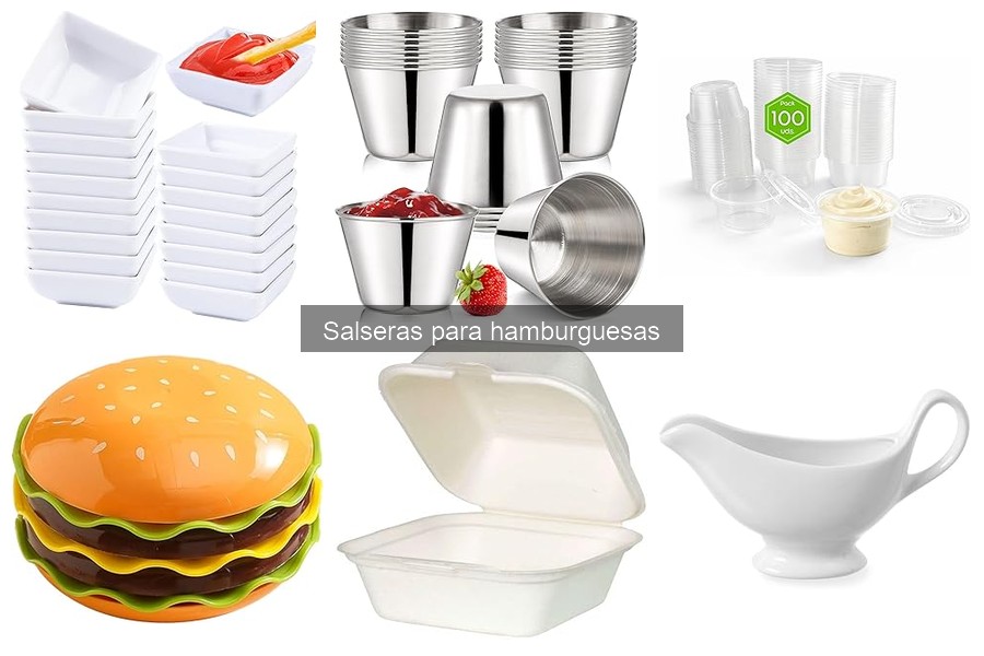 Cómo mantener tus salseras para hamburguesas en perfecto estado