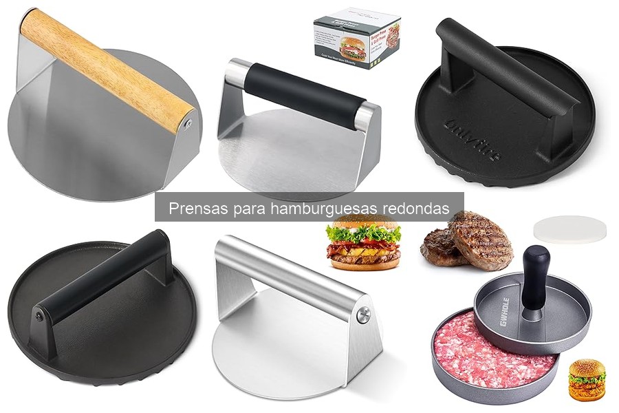 Cómo usar correctamente una prensa para hamburguesas