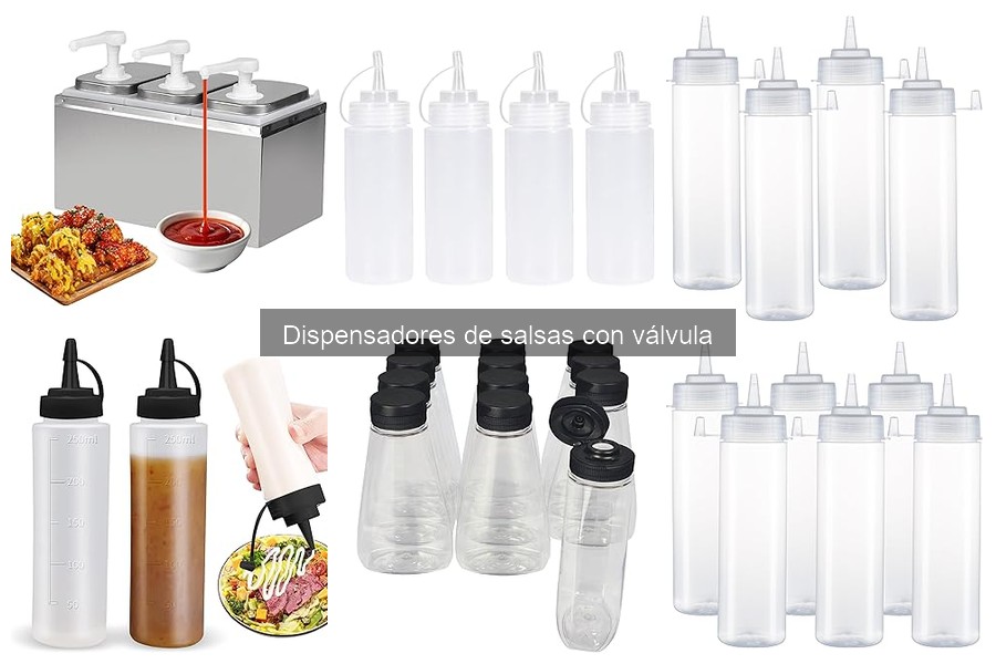 Cómo usar un dispensador de salsas con válvula de forma efectiva