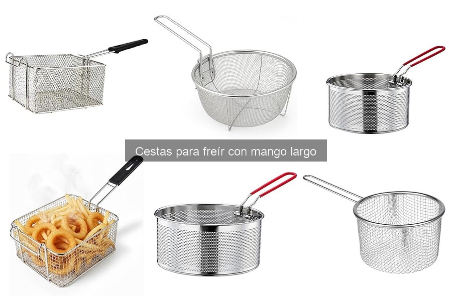 Cómo usar una cesta para freír con mango largo correctamente