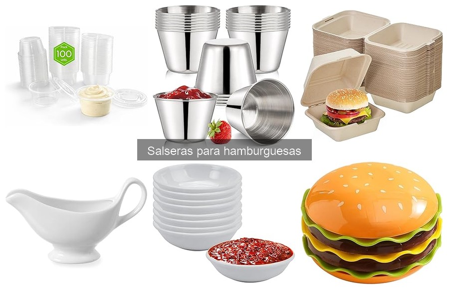 Cómo usar una salsera para hamburguesas de manera efectiva