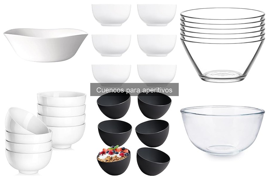 Cómo usar y presentar cuencos para aperitivos