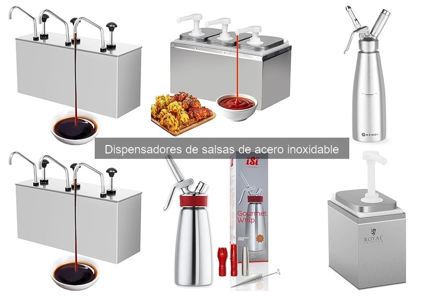 Cómo utilizar dispensadores de salsas de acero inoxidable