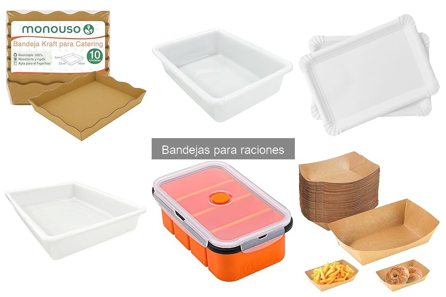 Comparativa: Bandejas de Acero Inoxidable vs Plástico para Raciones
