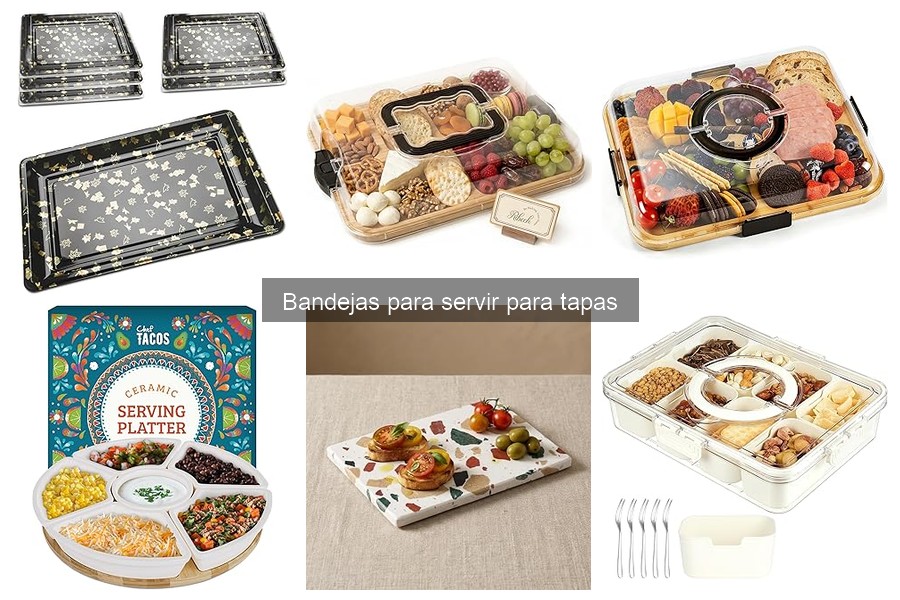 Comparativa: Bandejas de cerámica vs. madera para tapas