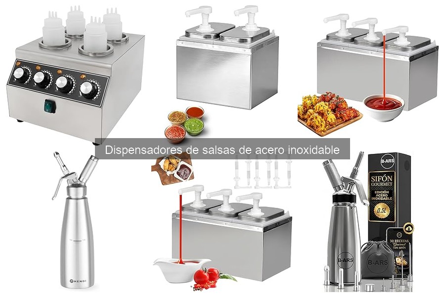 Comparativa de dispensadores de salsas: acero inoxidable vs. plástico