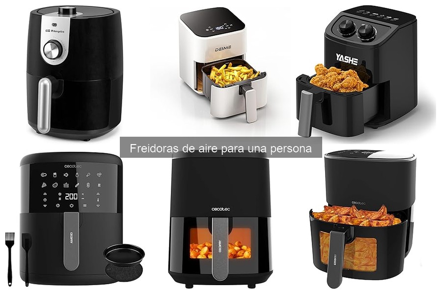 Comparativa de freidoras de aire para una persona