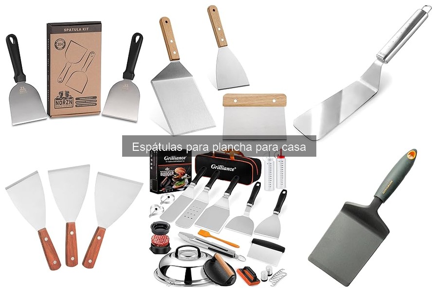 Comparativa de las Mejores Espátulas para Plancha en Casa