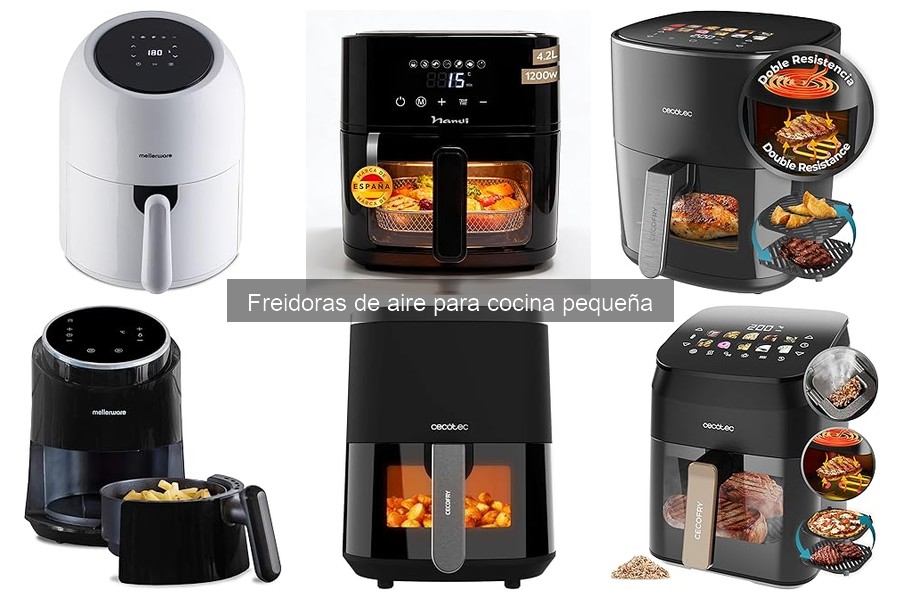 Comparativa de las Mejores Freidoras de Aire para Cocina Pequeña