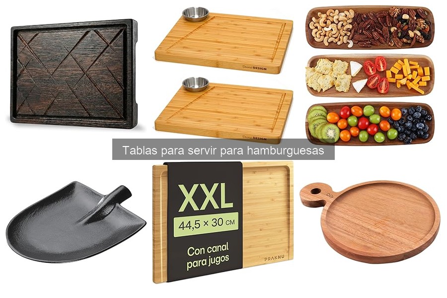 Comparativa de Materiales para Tablas de Hamburguesas
