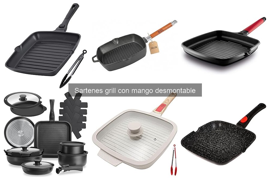 Comparativa de precios de sartenes grill con mango desmontable
