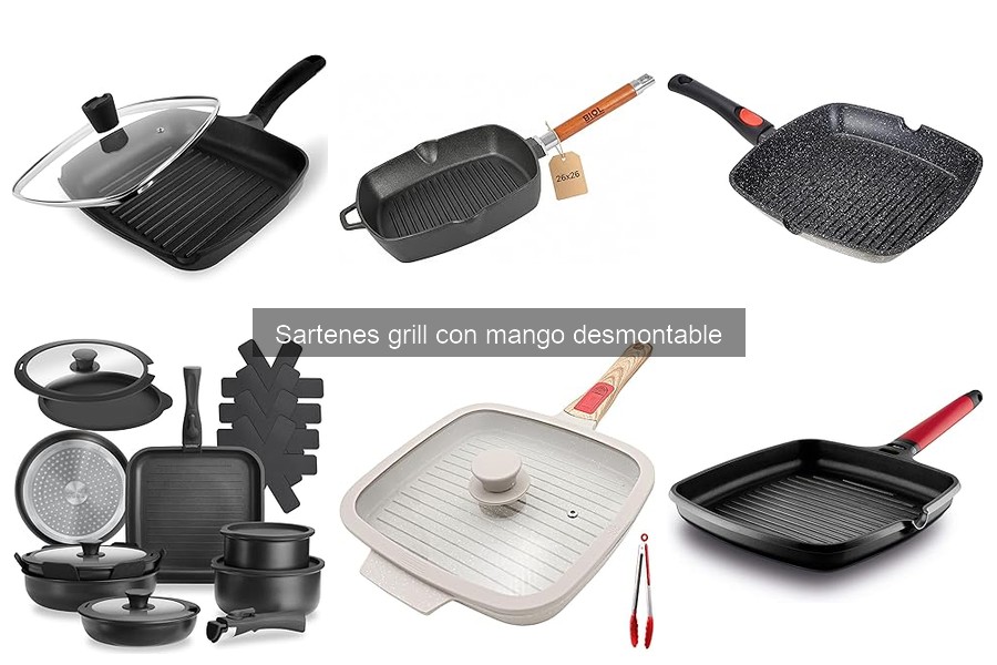 Comparativa de Sartenes Grill con Mango Desmontable