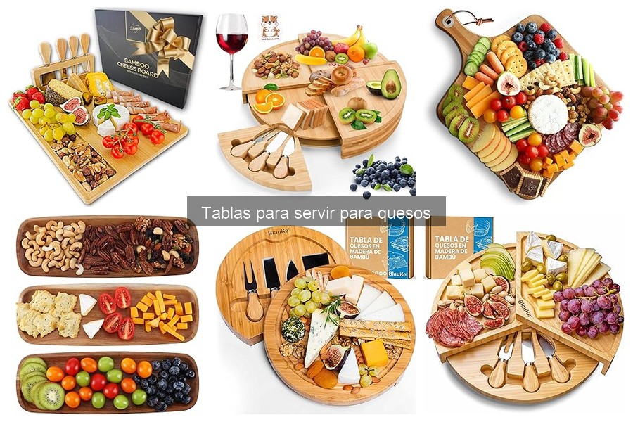 Comparativa de Tablas para Servir Quesos: Mejores Opciones