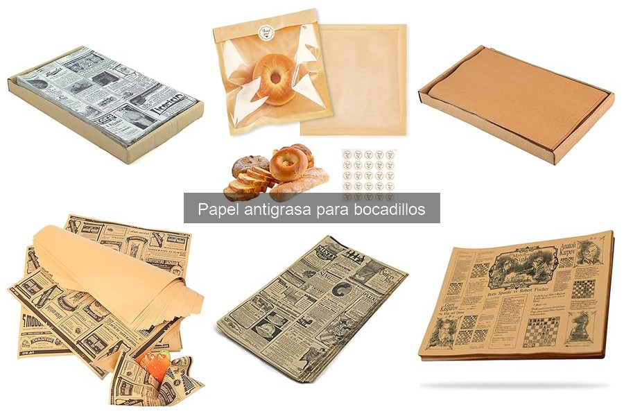 Comparativa: Papel Antigrasa vs Otros Tipos para Bocadillos