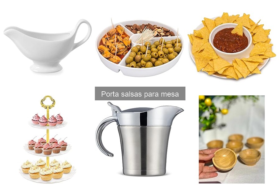 Comparativa: Porta salsas de cerámica vs acero inoxidable