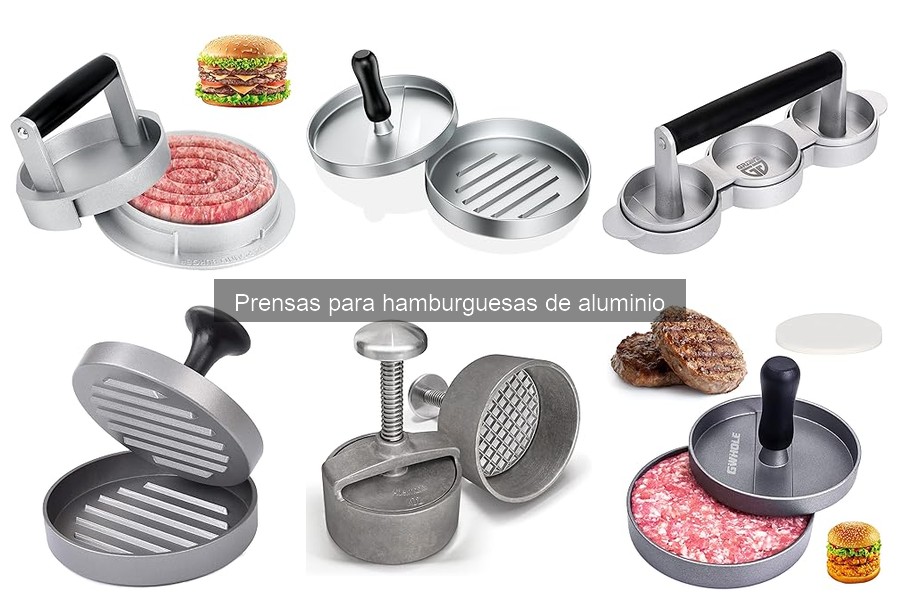 Comparativa: Prensas de Hamburguesas de Aluminio vs Otros Materiales