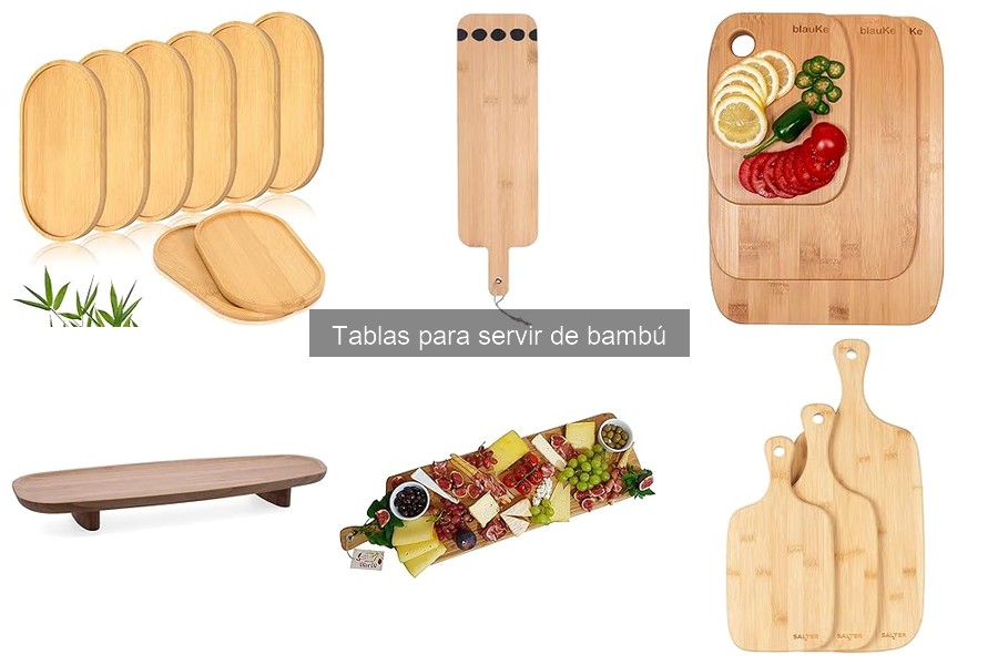 Comparativa: Tablas de Servir de Bambú vs. Plástico