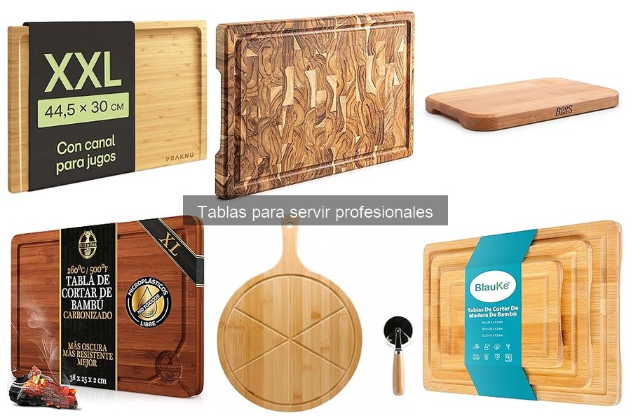 Compra las Mejores Tablas para Servir Profesionales Online