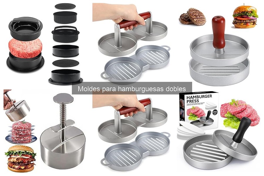 Cuidados y Limpieza de Moldes para Hamburguesas Dobles