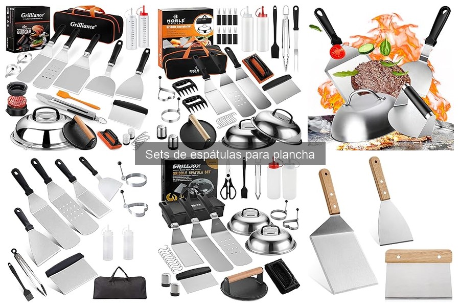 Descubre qué incluye un set de espátulas para plancha